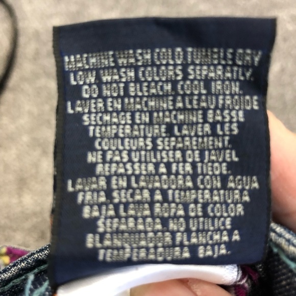 PEOPLE FOR PEACE - STYLE 1073MA - BOLD RETRO CAPRI HEAVY EMBROIDERY - B12 - Picture 14 of 16